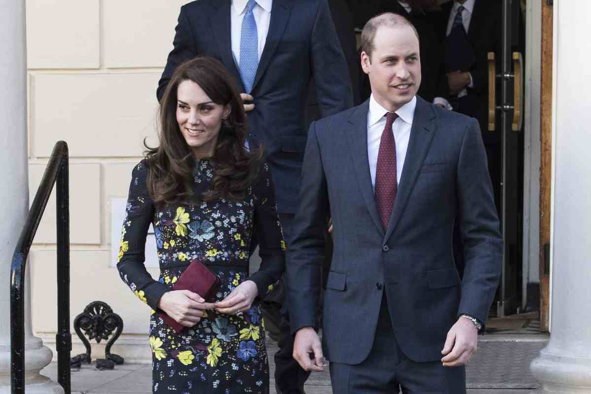 Kate Middleton Principe William foto toccante