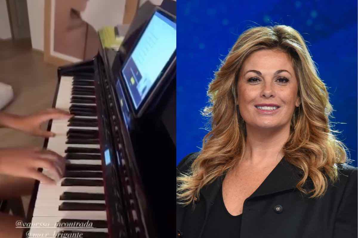 Vanessa Incontrada figlio talento pianoforte